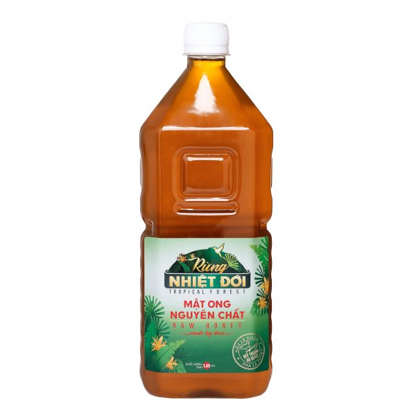 Mật ong nguyên chất Rừng Nhiệt Đới chai 1.35kg