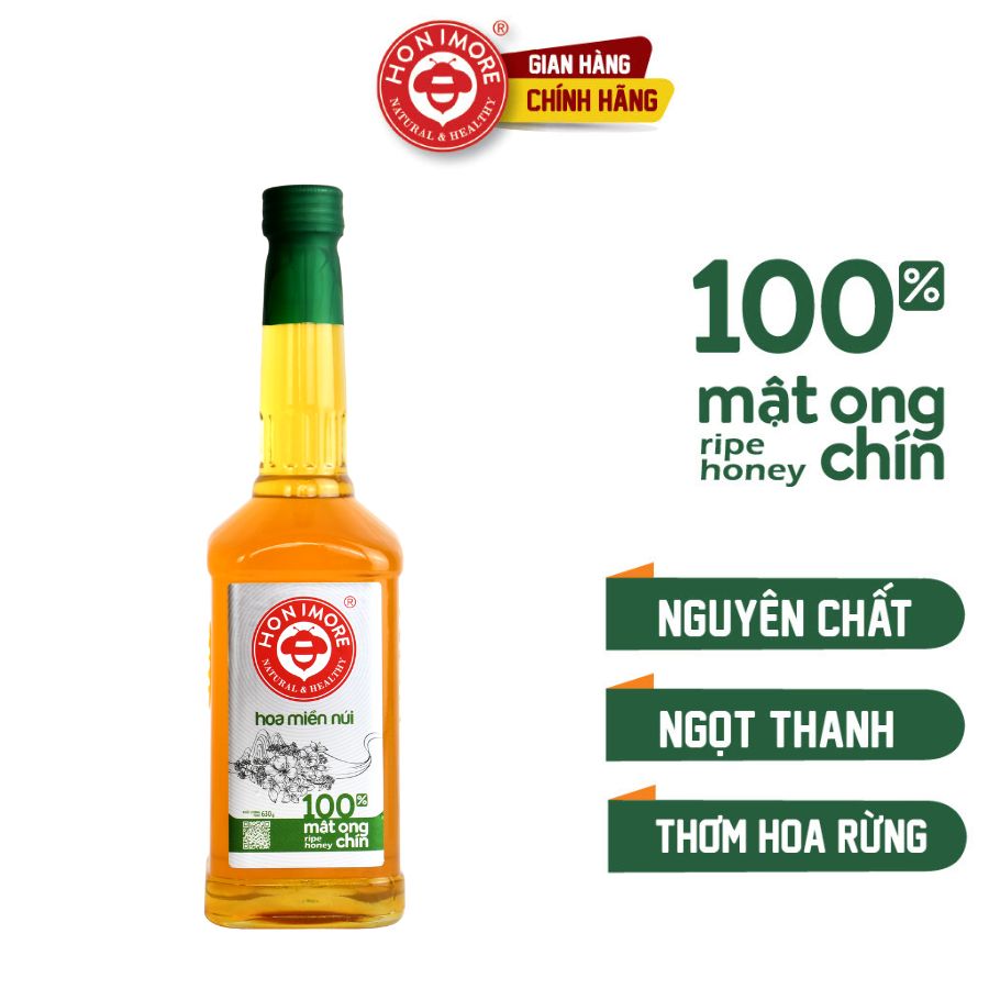 Mật ong chín Honimore Hoa Miền Núi 630g Mật ong chín Honimore Hoa Miền Núi 630g