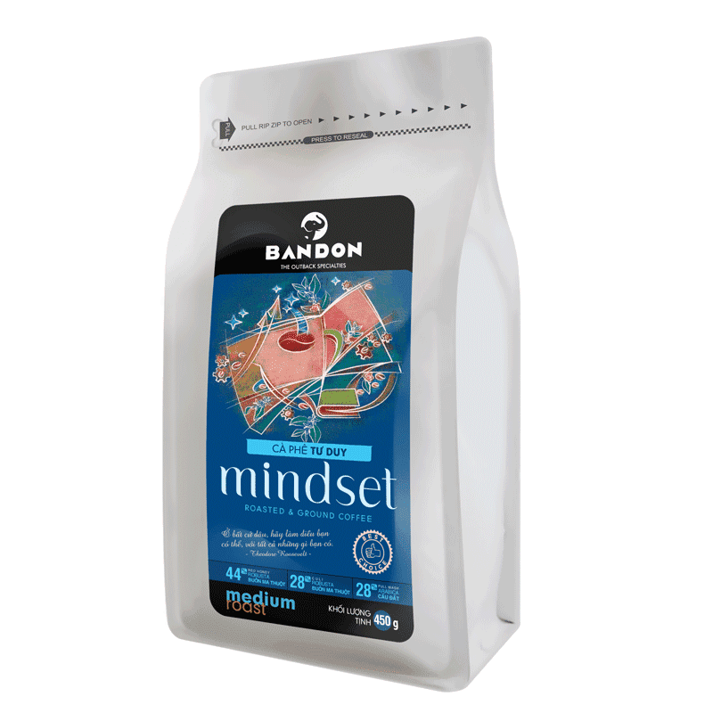 Cà phê phin Bandon Mindset 450g - cà phê Tư duy